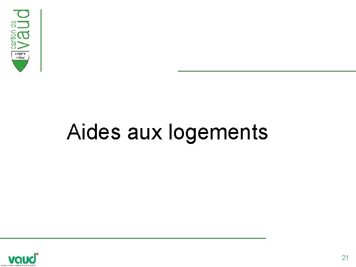 Aides aux logements 21 