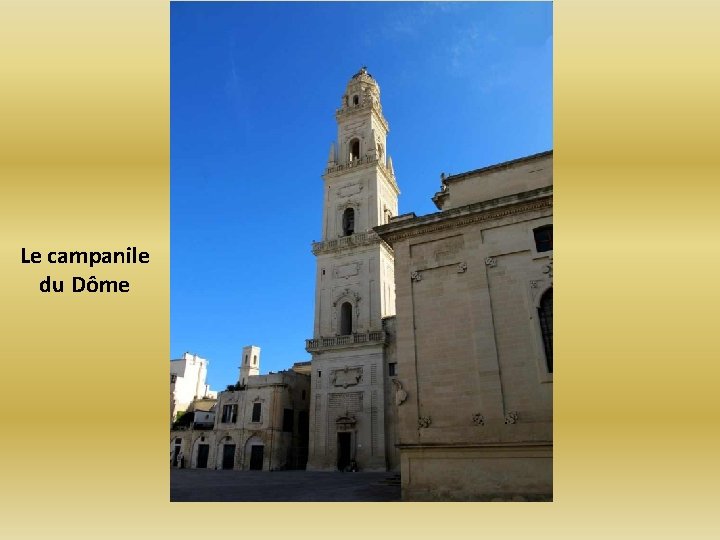 Le campanile du Dôme 