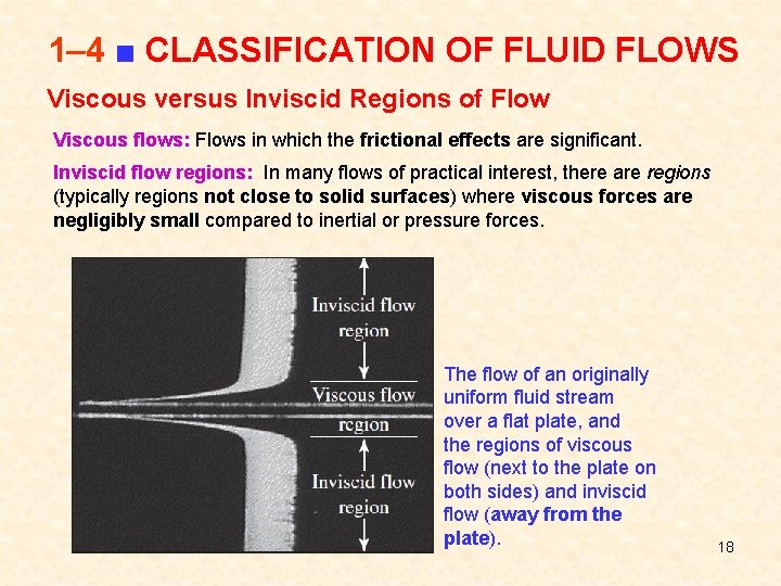 1– 4 ■ CLASSIFICATION OF FLUID FLOWS Viscous versus Inviscid Regions of Flow Viscous