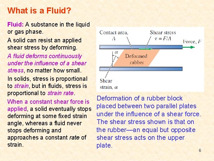 What is a Fluid? Fluid: A substance in the liquid or gas phase. A