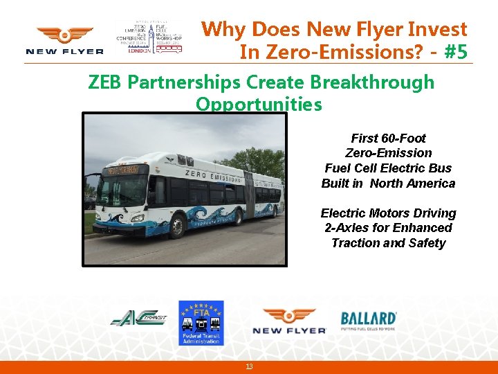 Why Does New Flyer Invest In Zero-Emissions? - #5 ZEB Partnerships Create Breakthrough Opportunities Why Does New Flyer Invest In Zero-Emissions? - #5 ZEB Partnerships Create Breakthrough Opportunities