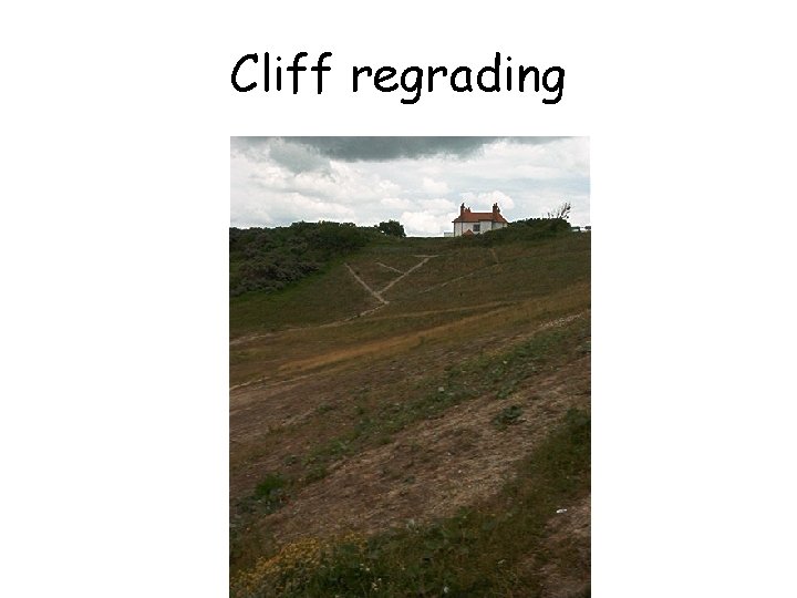 Cliff regrading 