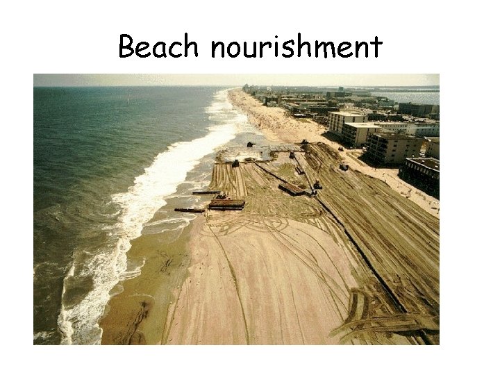 Beach nourishment 