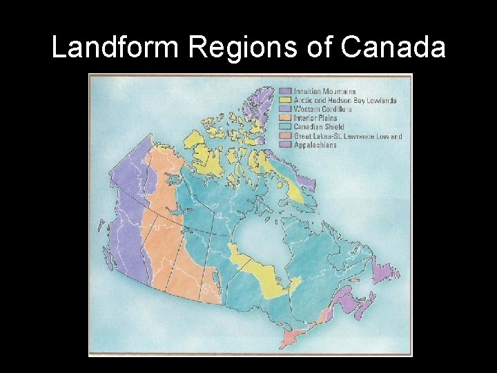 Landform Regions of Canada 