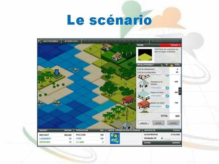 Le scénario 