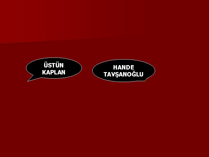 ÜSTÜN KAPLAN HANDE TAVŞANOĞLU 