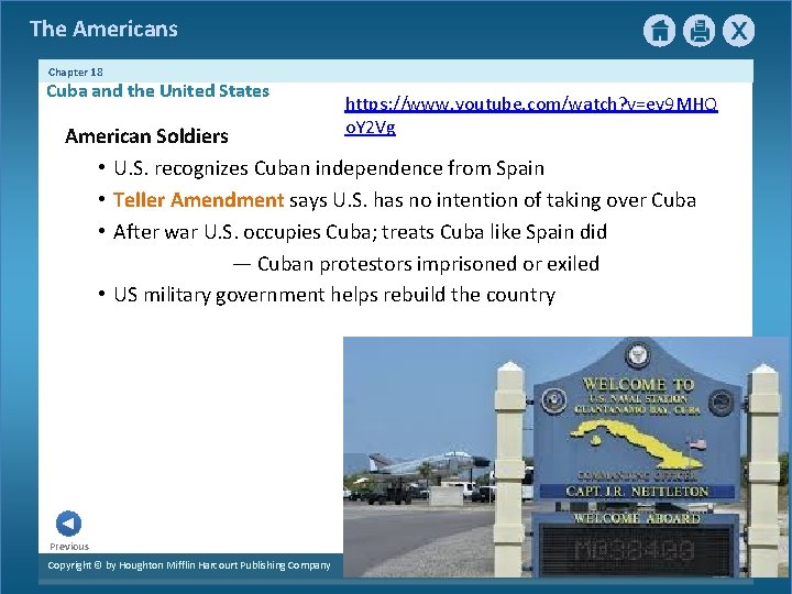 The Americans Chapter 18 Cuba and the United States https: //www. youtube. com/watch? v=ey