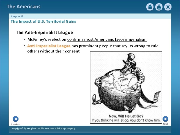 The Americans Chapter 18 The Impact of U. S. Territorial Gains The Anti-Imperialist League