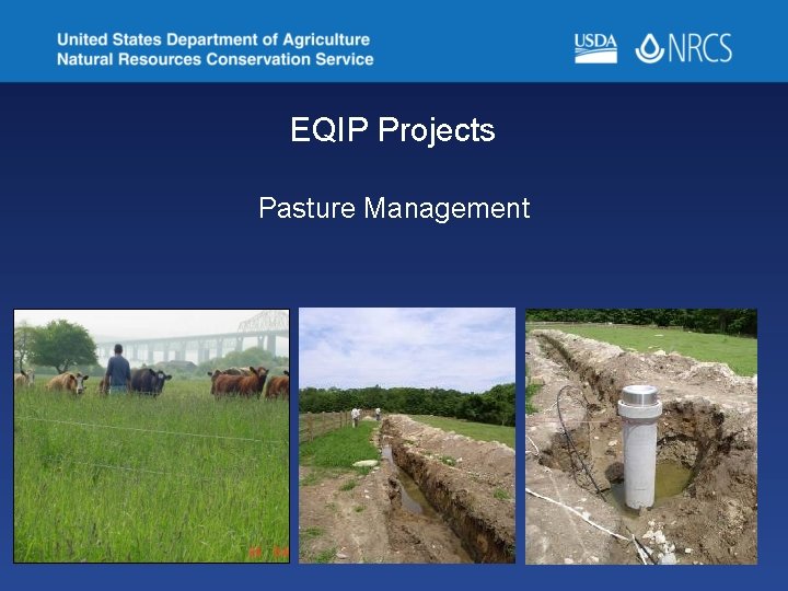 EQIP Projects Pasture Management 