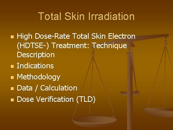 External Beam Radiation Therapy Special Procedures Kent A