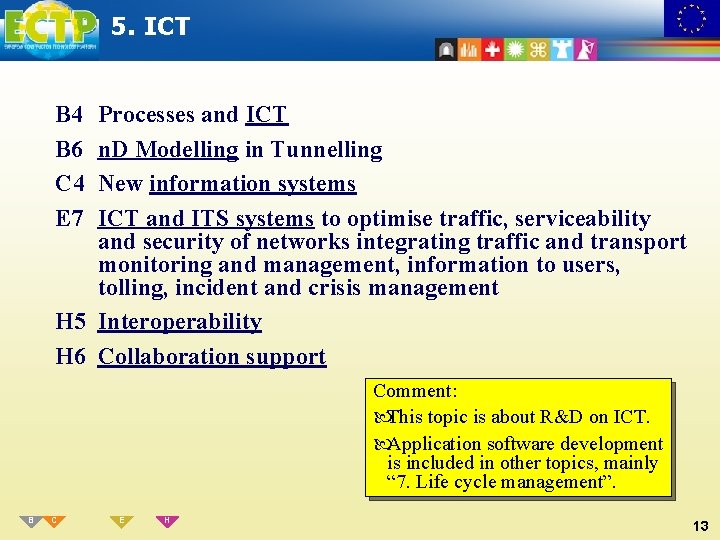 5. ICT B 4 B 6 C 4 E 7 Processes and ICT n.