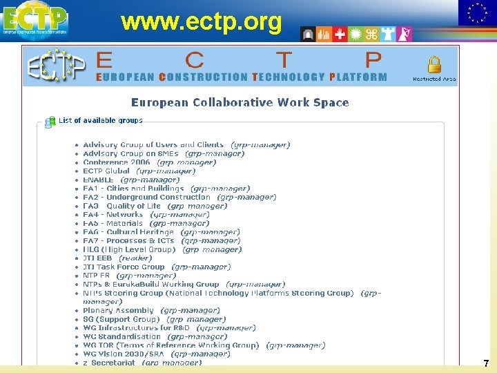 www. ectp. org 7 