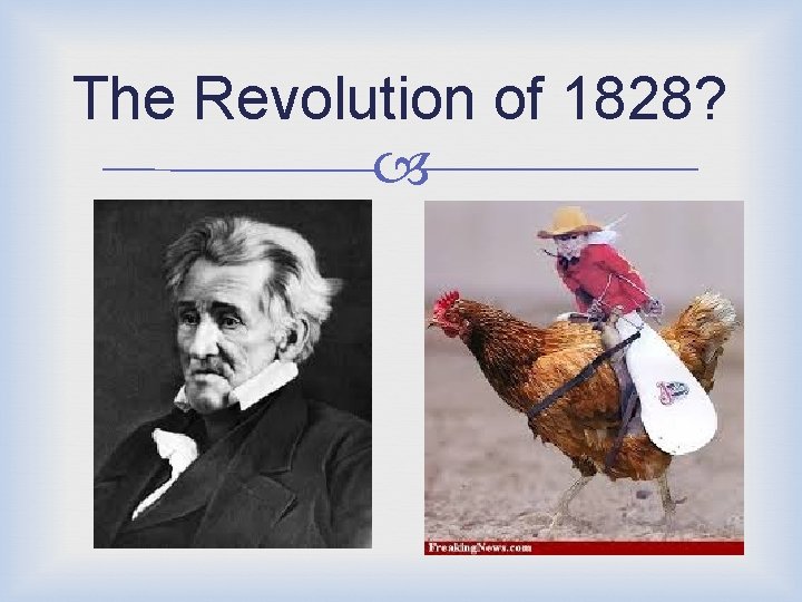 The Revolution of 1828? 