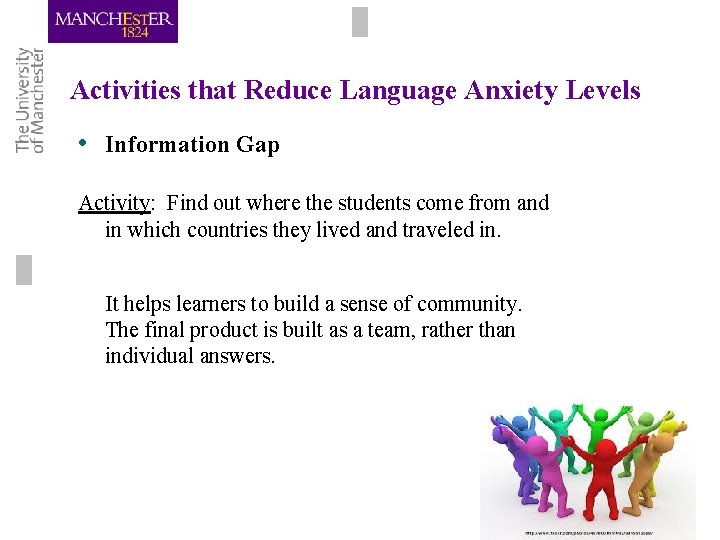 Activities that Reduce Language Anxiety Levels • Information Gap Activity: Find out where the Activities that Reduce Language Anxiety Levels • Information Gap Activity: Find out where the