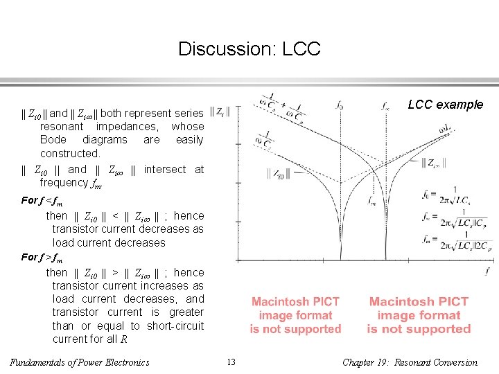 Discussion: LCC example || Zi 0 || and || Zi || both represent series