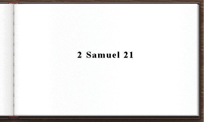 2 Samuel 21 