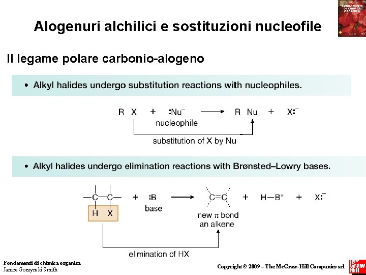 Alogenuri alchilici e sostituzioni nucleofile Il legame polare carbonio-alogeno Fondamenti di chimica organica Janice