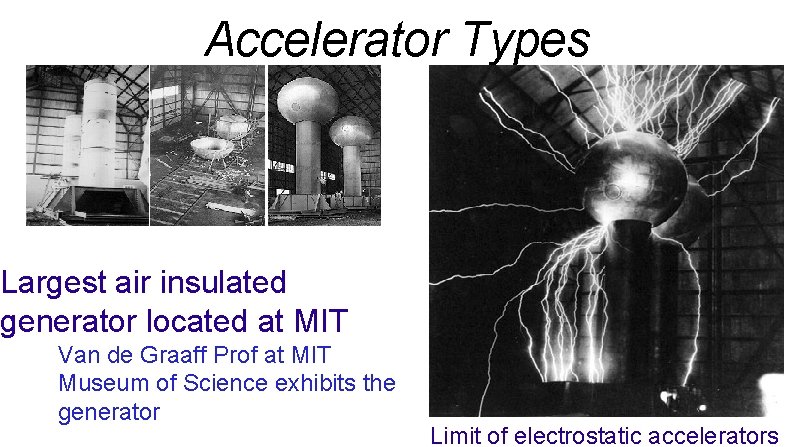 Particle Accelerators W 12 D 1 Lecture Outline