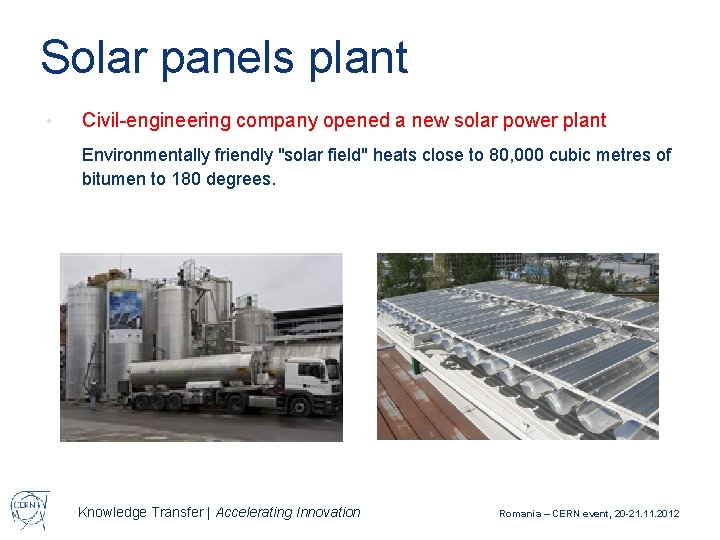 Solar panels plant • Civil-engineering company opened a new solar power plant Environmentally friendly