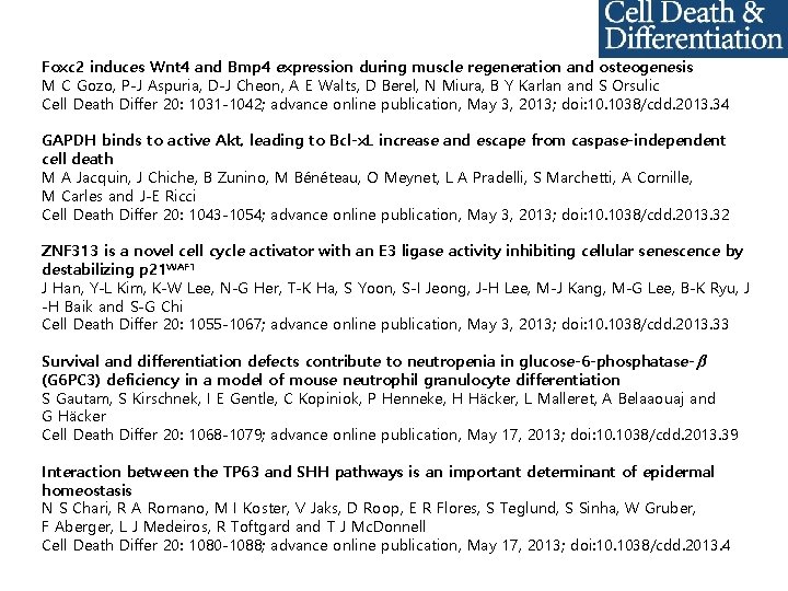 Scientific Reports Autophagy The Hippo Pathway Member Nf