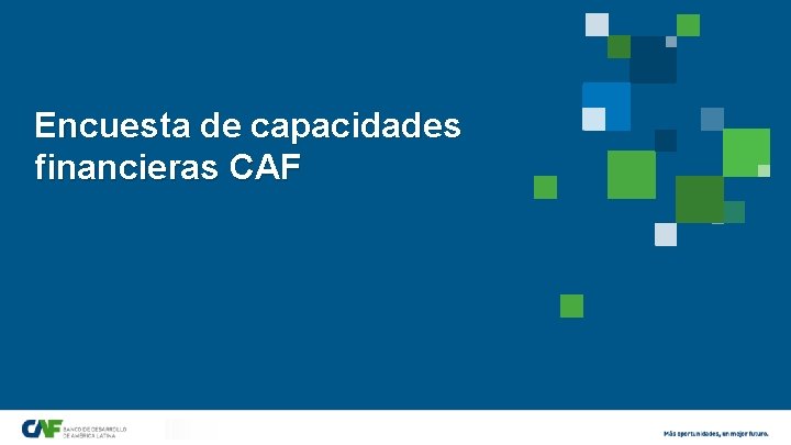 Encuesta de capacidades financieras CAF 