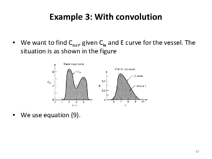 Example 3: With convolution • We want to find Cout, given Cin and E