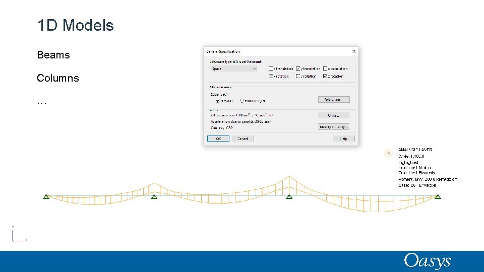 1 D Models Beams Columns … 
