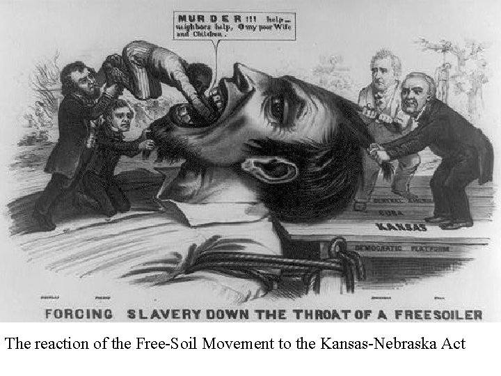 Free Soilers The reaction of the Free-Soil Movement to the Kansas-Nebraska Act 
