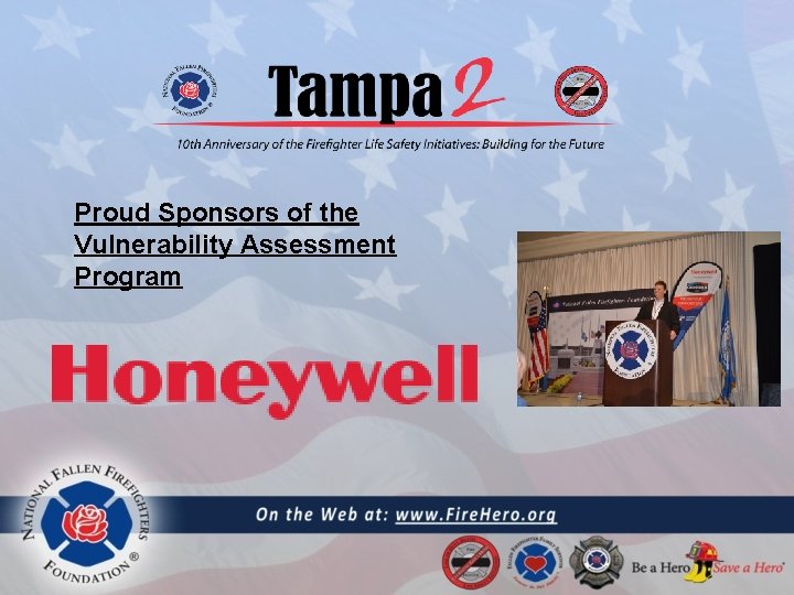 Proud Sponsors of the Vulnerability Assessment Program 