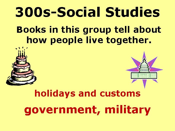 300 s-Social Studies Books in this group tell about how people live together. holidays