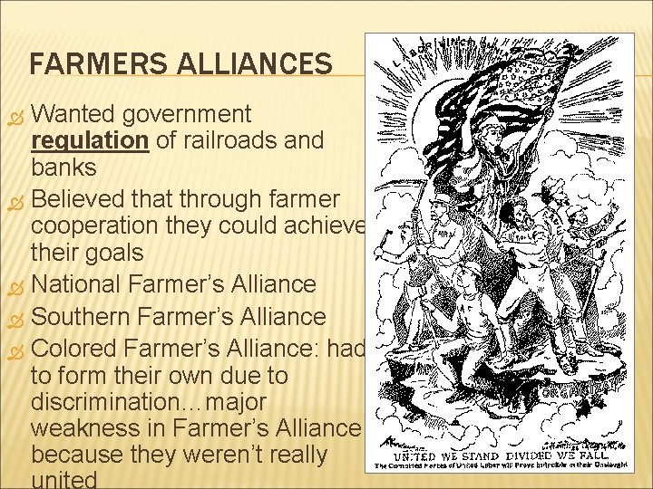 THE RISE OF THE DEBTOR FARMERS IN THE