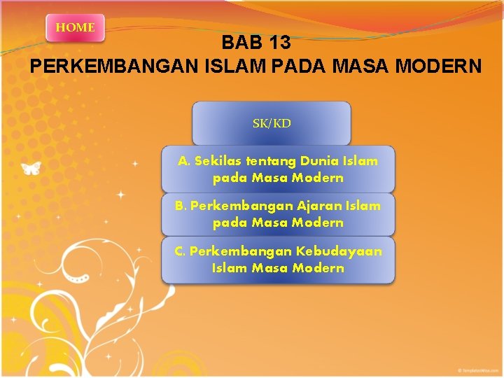 HOME BAB 13 PERKEMBANGAN ISLAM PADA MASA MODERN SK/KD A. Sekilas tentang Dunia Islam