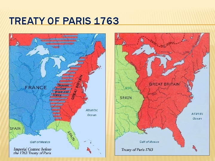 TREATY OF PARIS 1763 