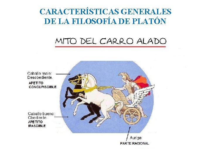 CARACTERÍSTICAS GENERALES DE LA FILOSOFÍA DE PLATÓN 