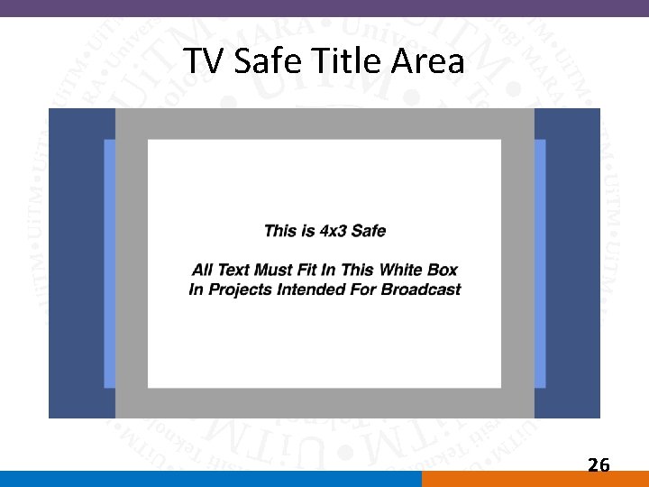 TV Safe Title Area 26 