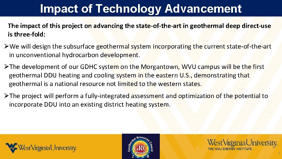 Impact of Technology Advancement The impact of this project on advancing the state-of-the-art in
