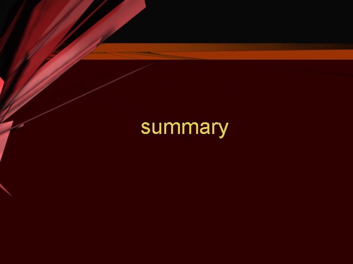 summary 