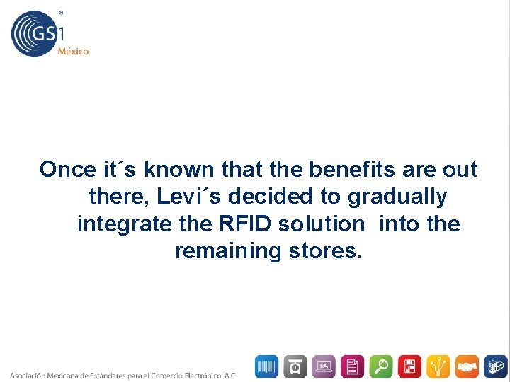 Once it´s known that the benefits are out there, Levi´s decided to gradually integrate