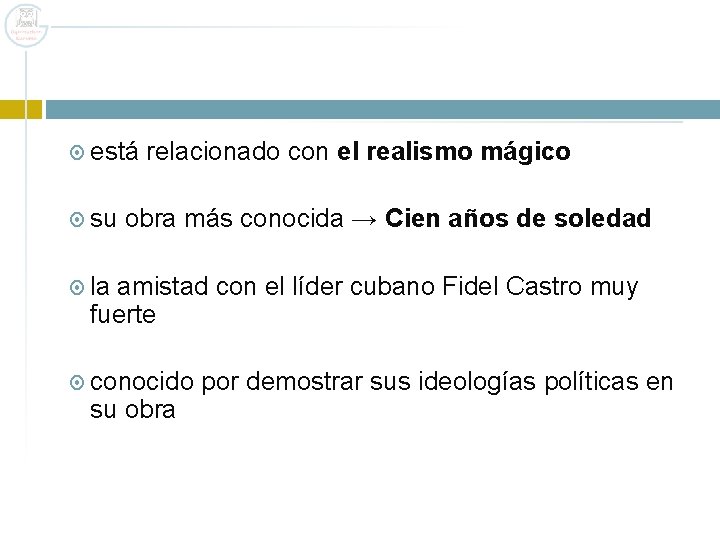  está su relacionado con el realismo mágico obra más conocida → Cien años