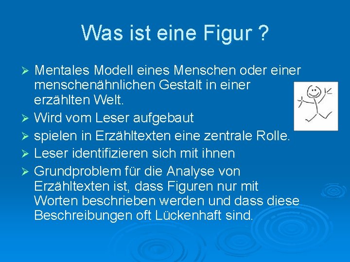 Was ist eine Figur ? Mentales Modell eines Menschen oder einer menschenähnlichen Gestalt in