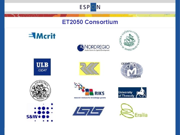 ET 2050 Consortium 