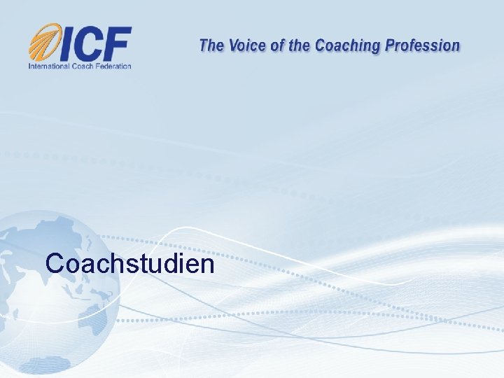 Coachstudien Coachstudien