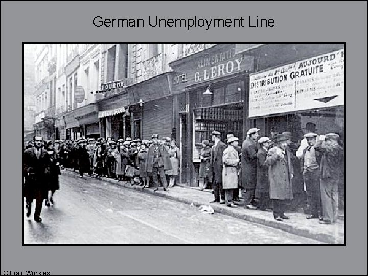 German Unemployment Line © Brain Wrinkles 