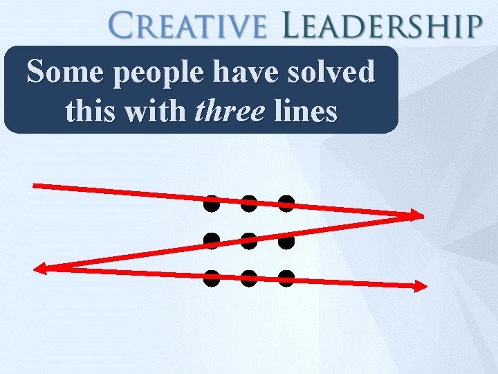 Some people have solved this with three lines 