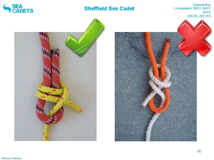 Sheffield Sea Cadet Seamanship Consolidation SM 13 -SM 17 SM 18 V 00. 00,