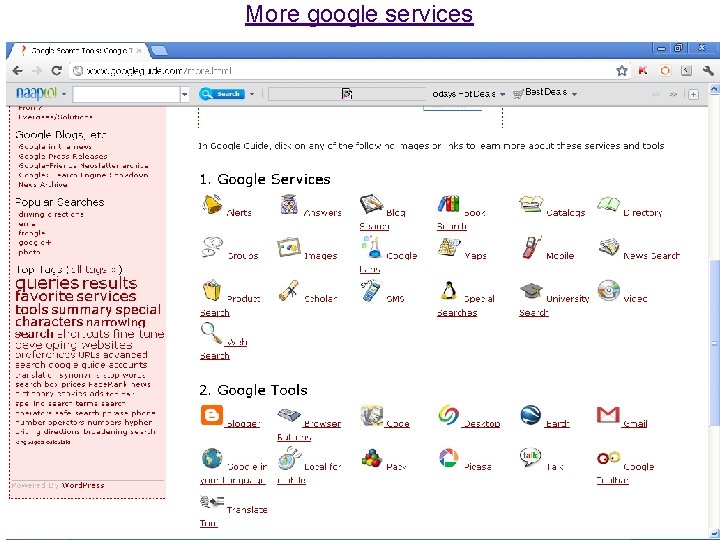 More google services 