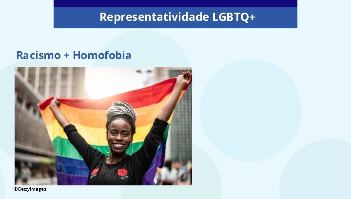 Representatividade LGBTQ+ Racismo + Homofobia ©Getty. Images 
