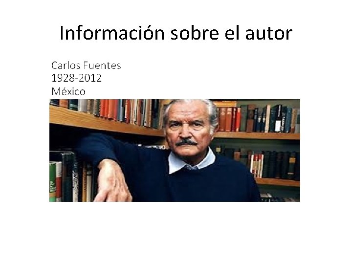 Información sobre el autor 