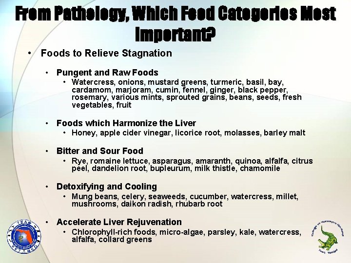 From Pathology, Which Food Categories Most Important? • Foods to Relieve Stagnation • Pungent From Pathology, Which Food Categories Most Important? • Foods to Relieve Stagnation • Pungent