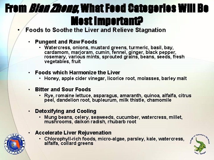 From Bian Zheng, What Food Categories Will Be Most Important? • Foods to Soothe From Bian Zheng, What Food Categories Will Be Most Important? • Foods to Soothe